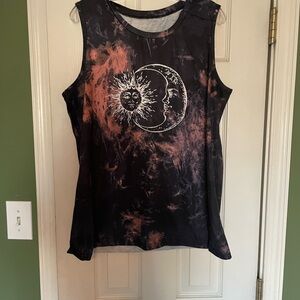 Sun and Moon Graphic Women's Top